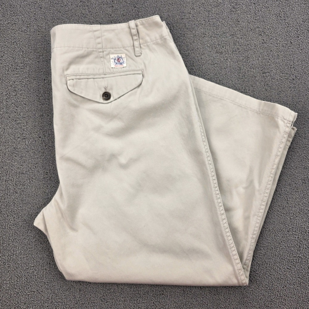 Lauren Ralph Lauren Chino Cropped Pants Women Beige Coastal Preppy 10